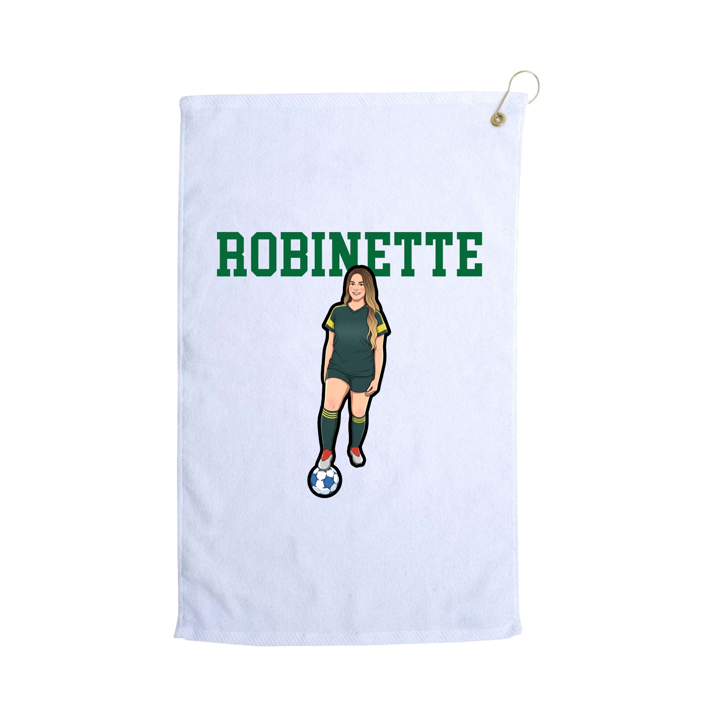 Golf Towel — Shirsey in White