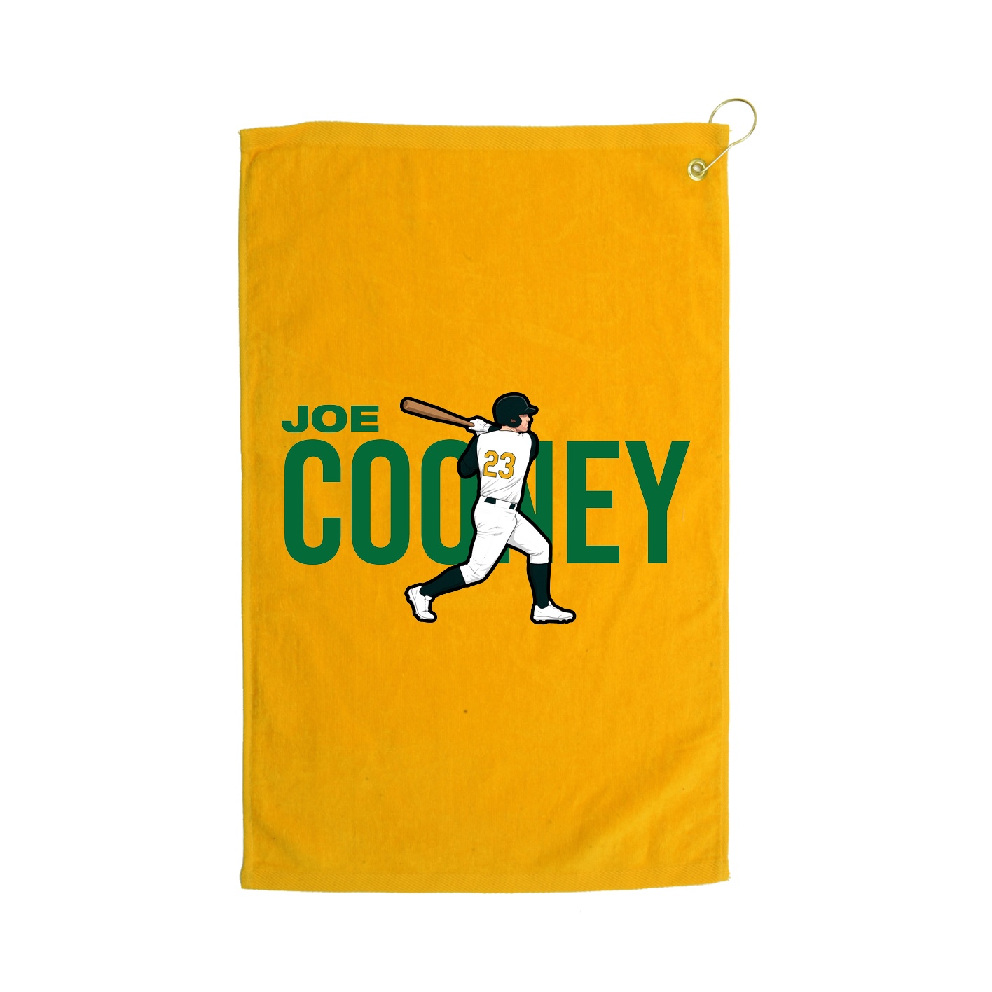 Golf Towel — Player Name in Gold