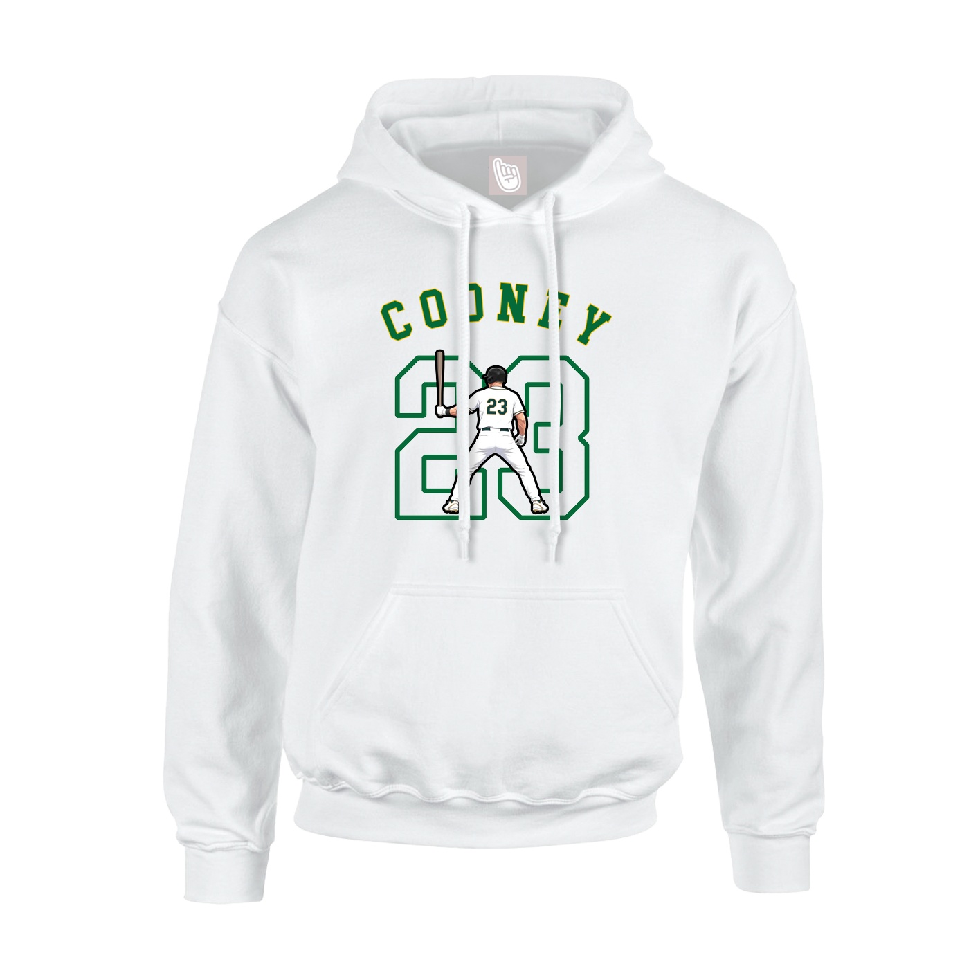 Youth Hoodie — Shirsey Arch in White