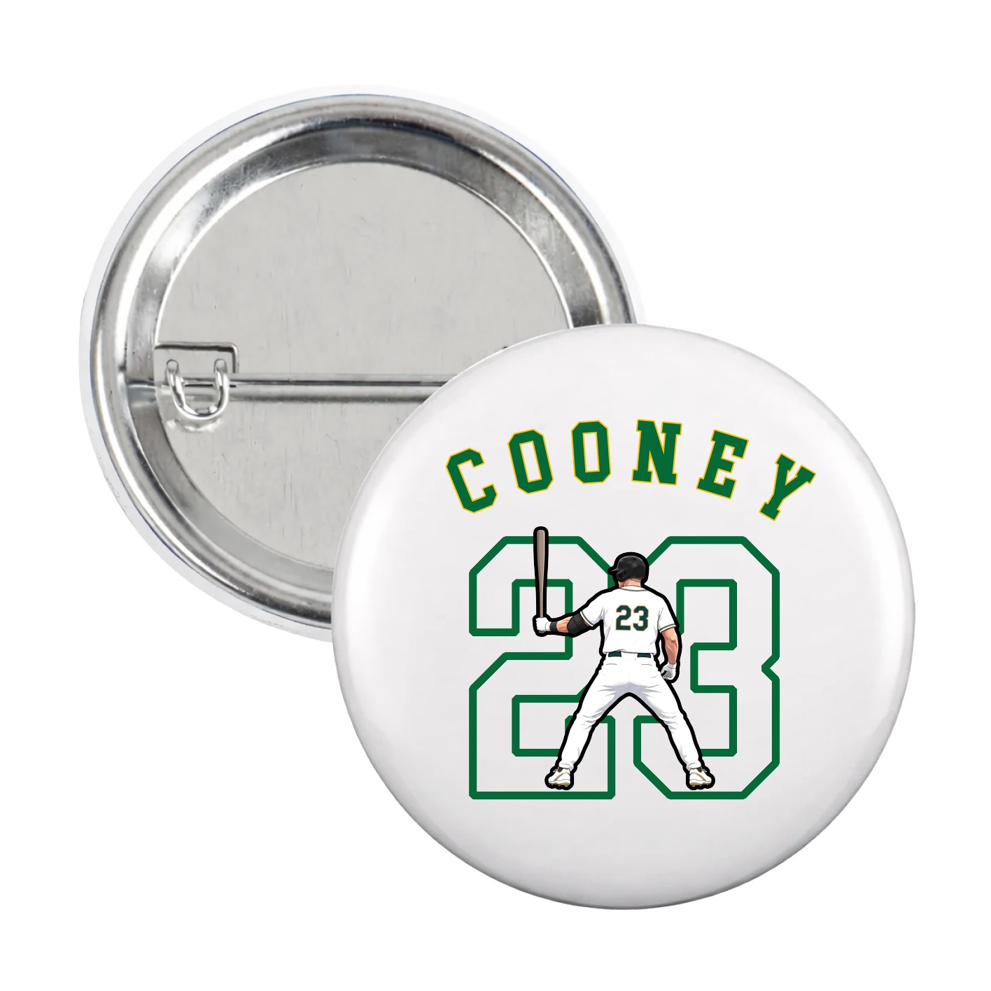 Game Day Button — Shirsey Arch in White