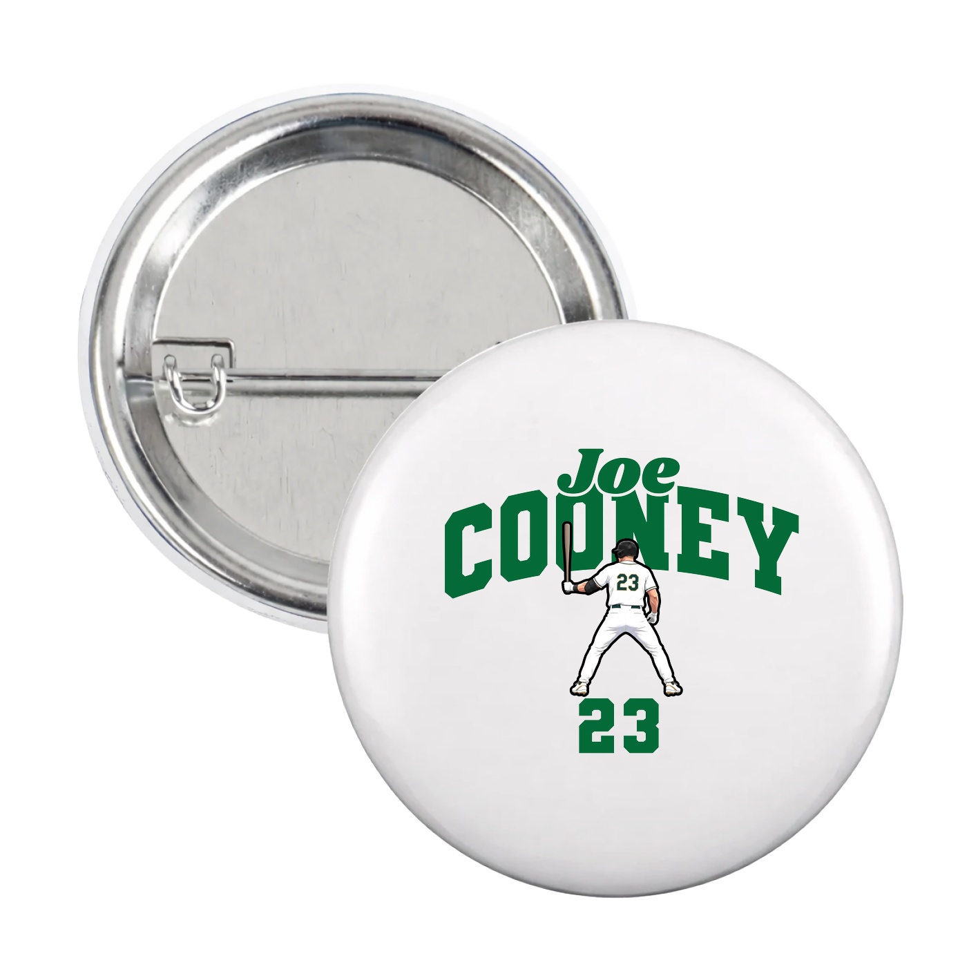 Game Day Button — Signature Arch in White