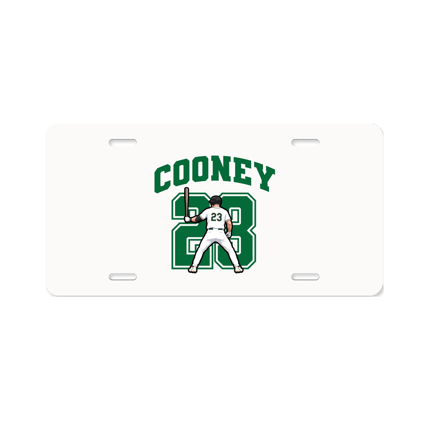 License Plate — Number in Classic