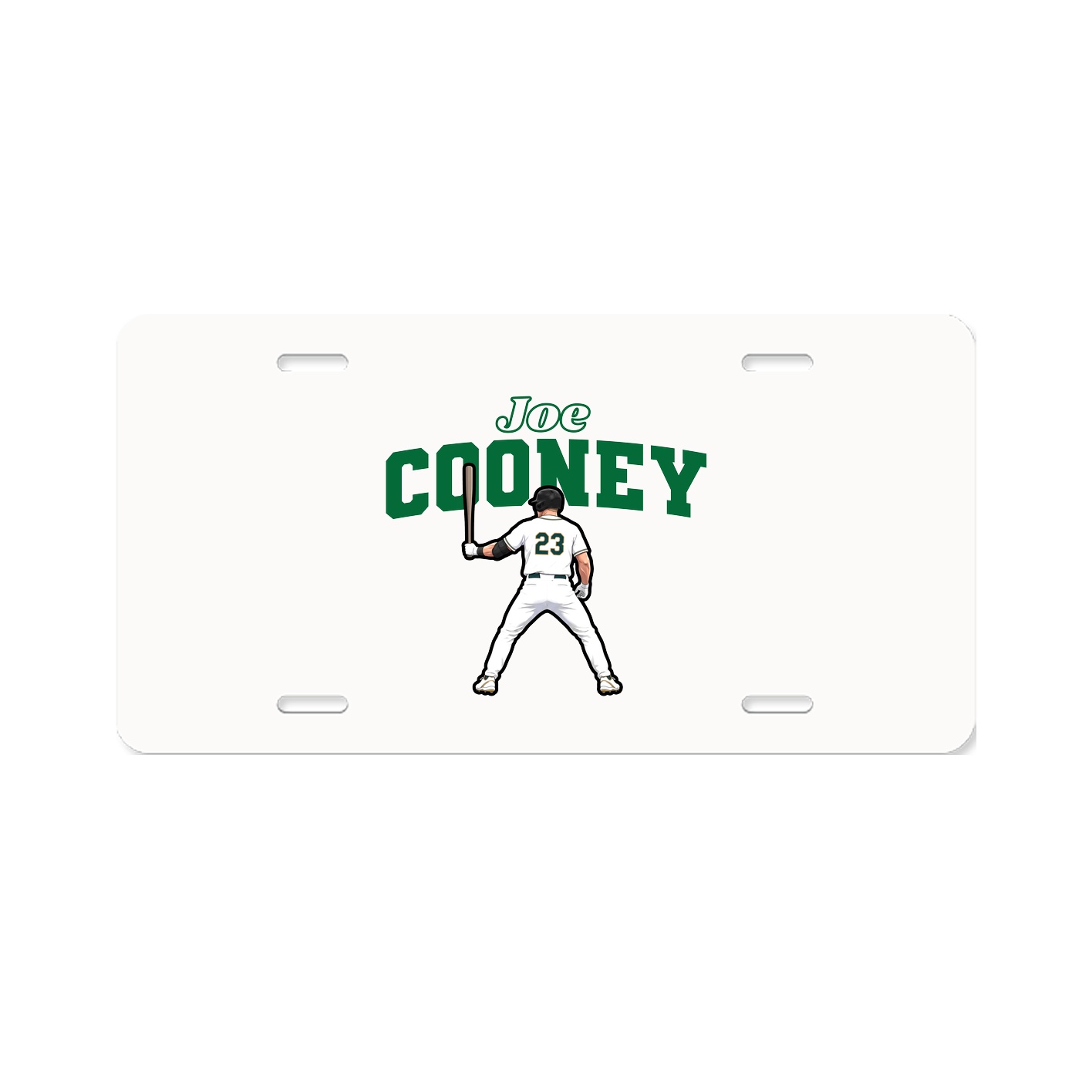 License Plate — Name Arch in Classic