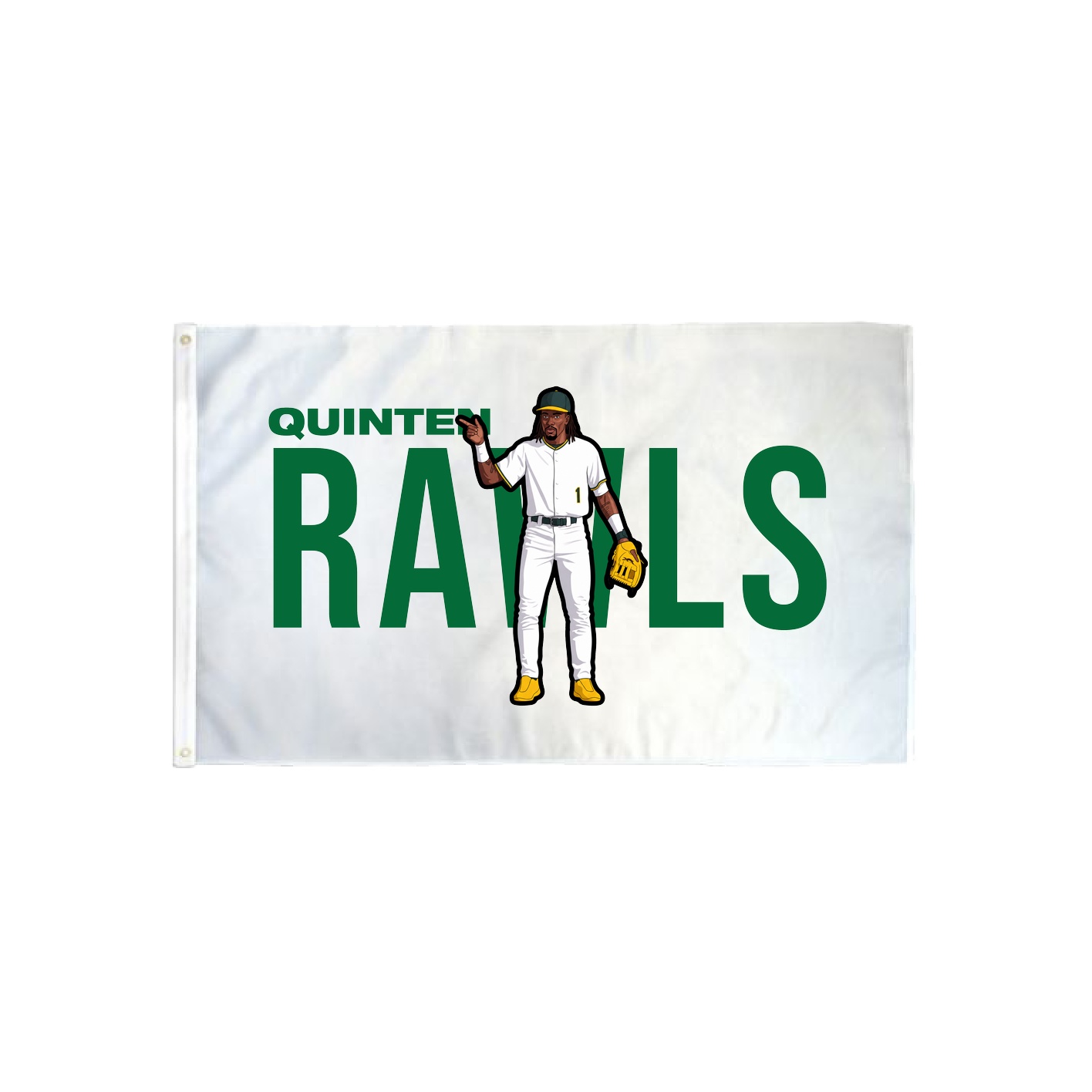 3x5 Flag — Player Name in Classic
