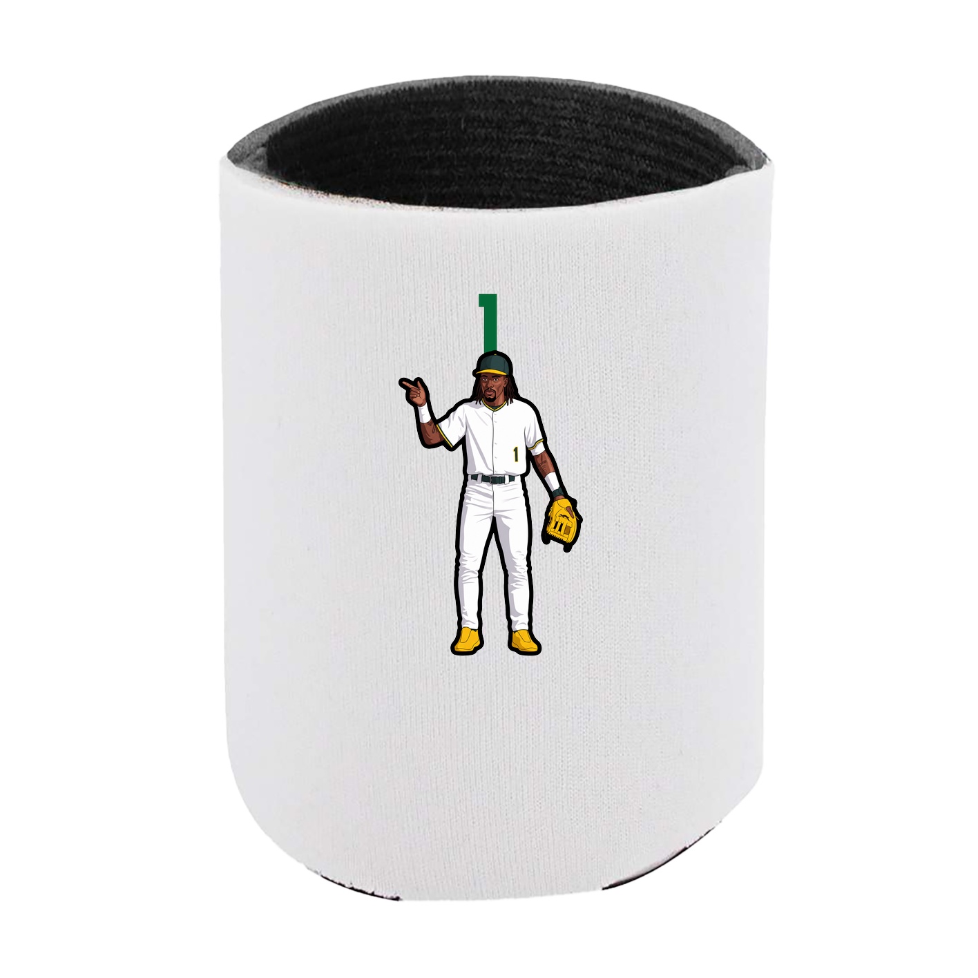 Can Holder — Number Top in White