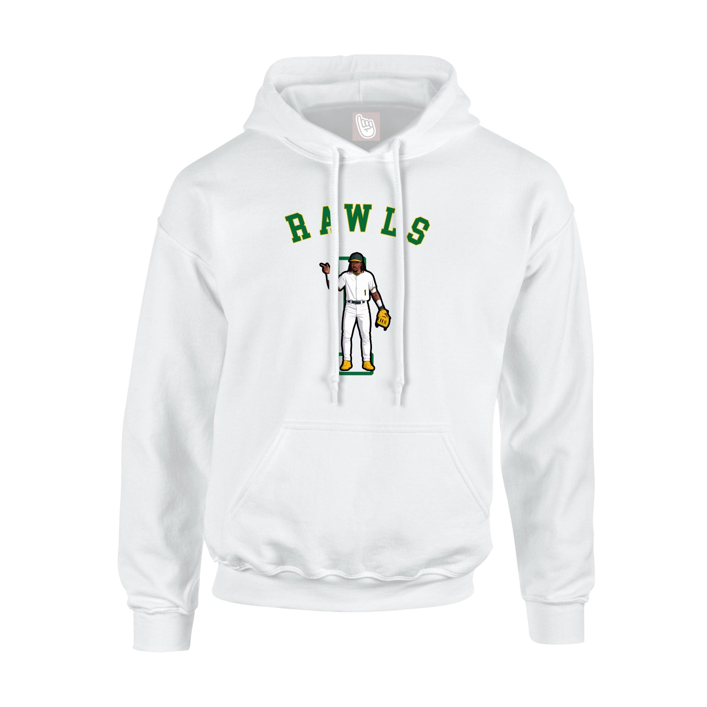 Youth Hoodie — Shirsey Arch in White
