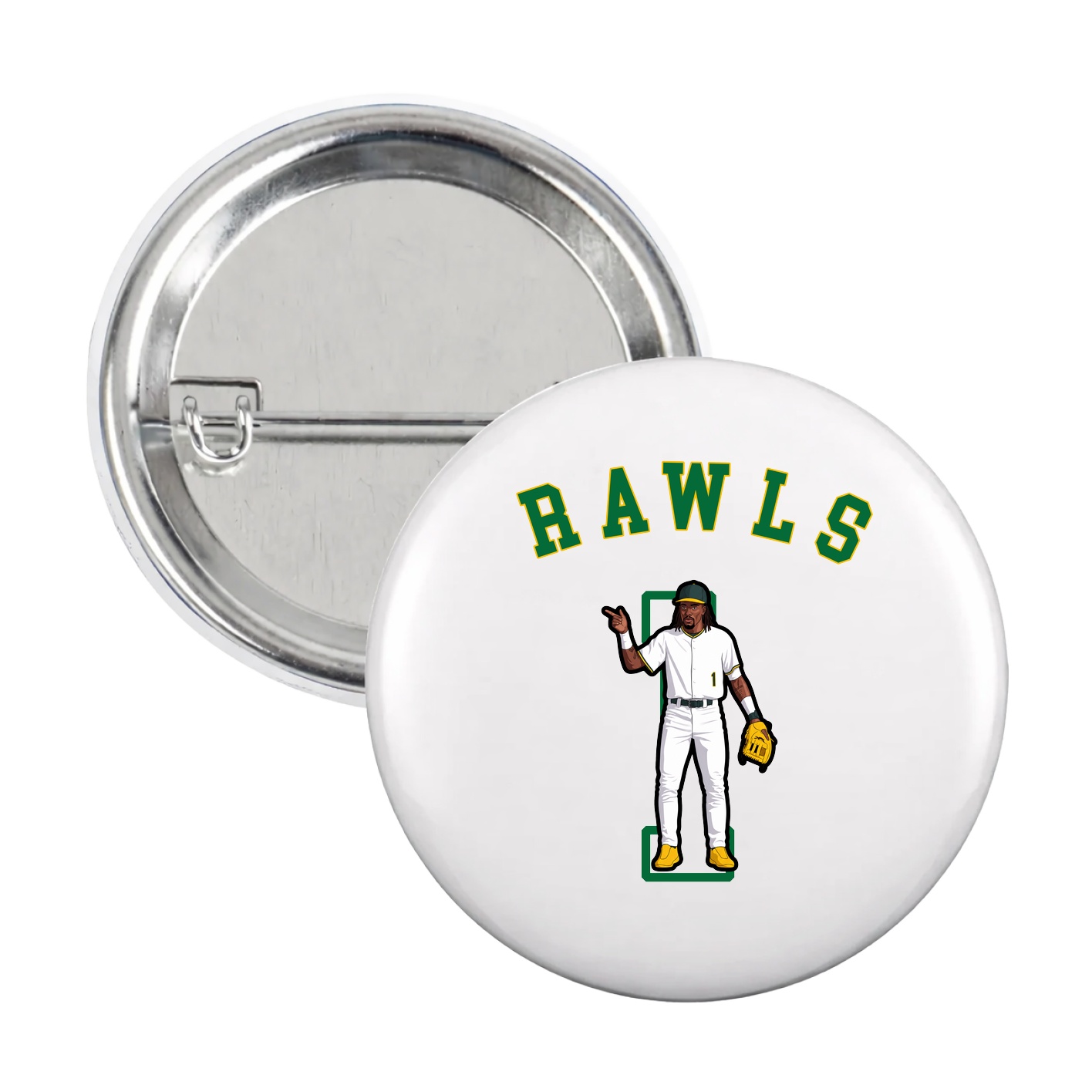 Game Day Button — Shirsey Arch in White