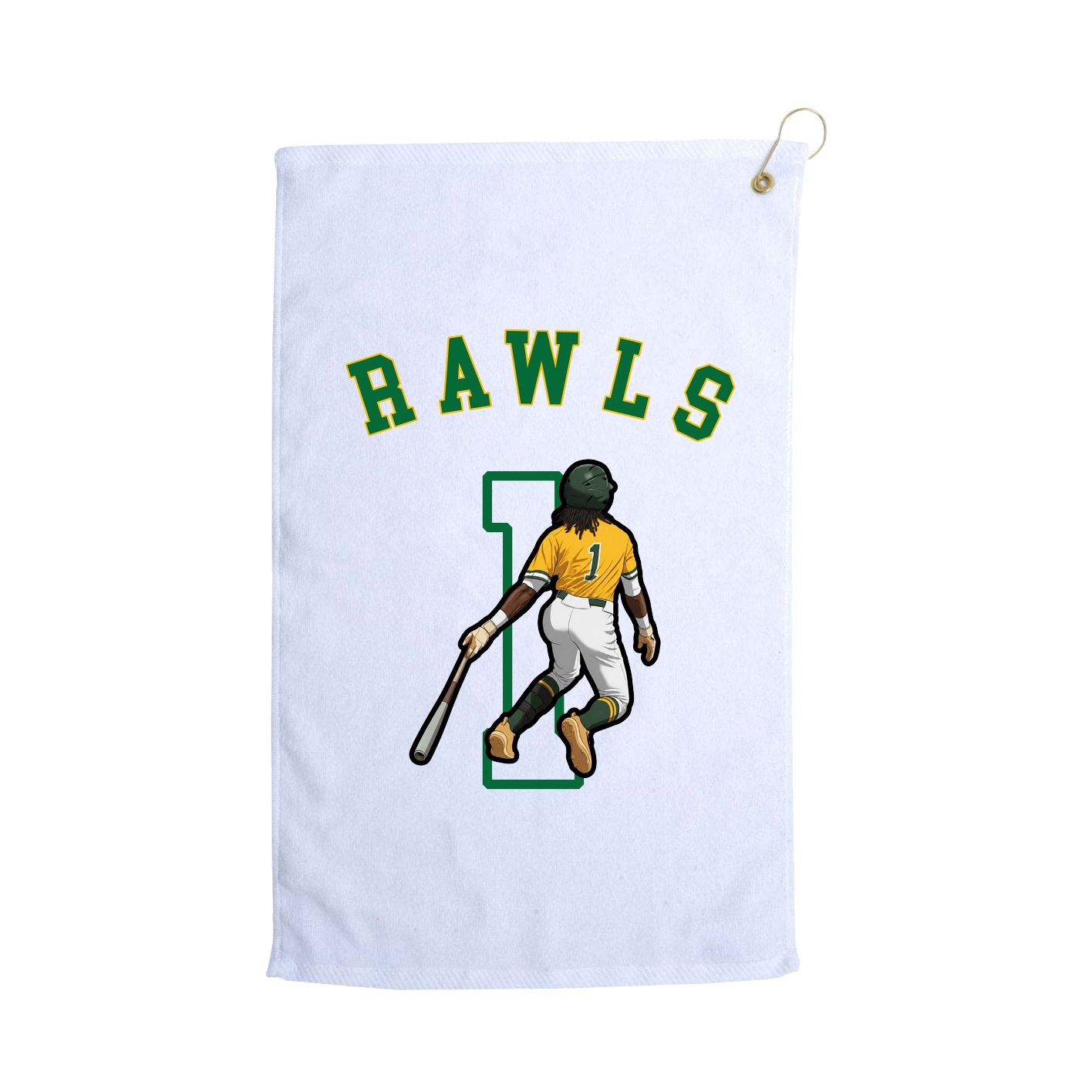 Golf Towel — Shirsey Arch in White