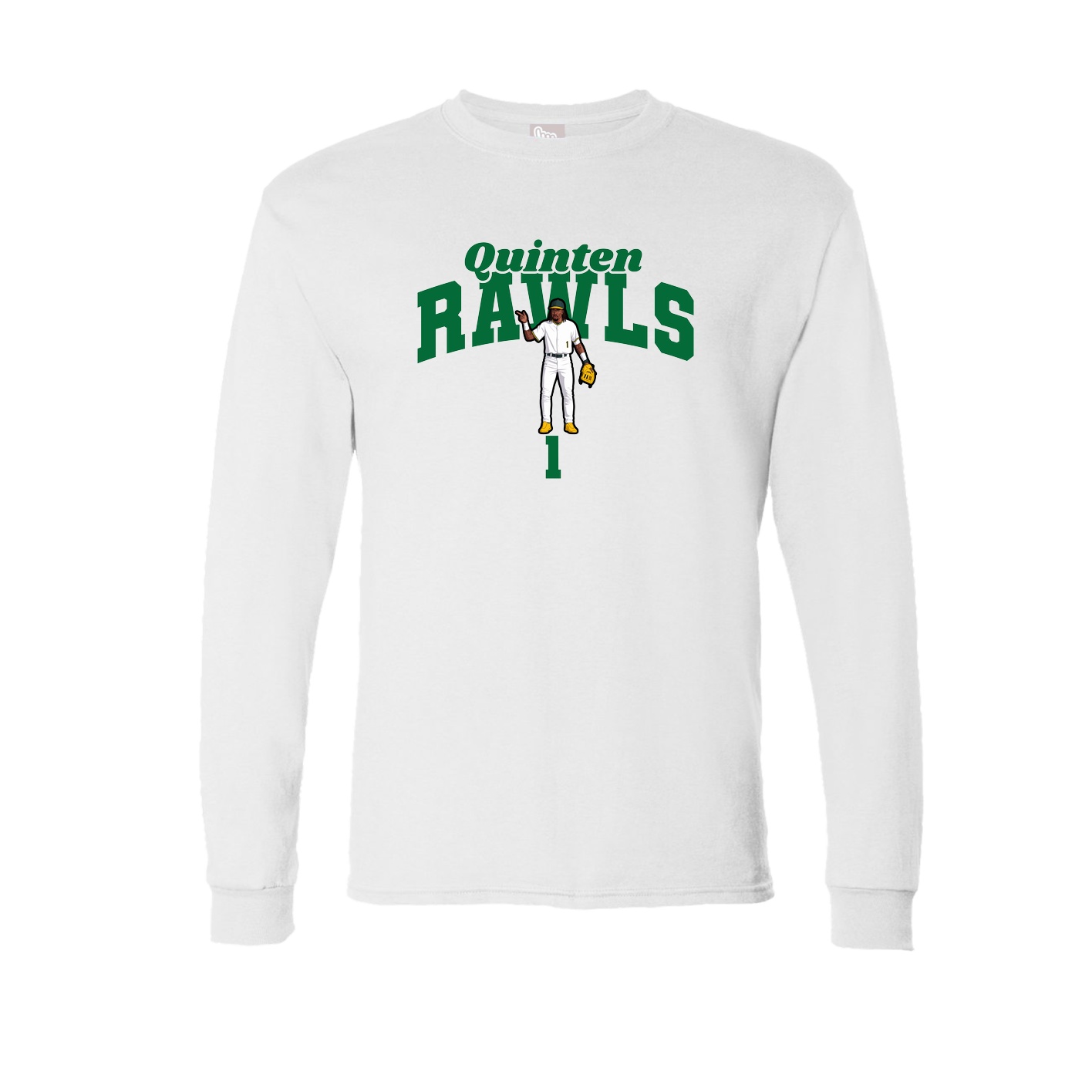 Long Sleeve Tee — Signature Arch in White