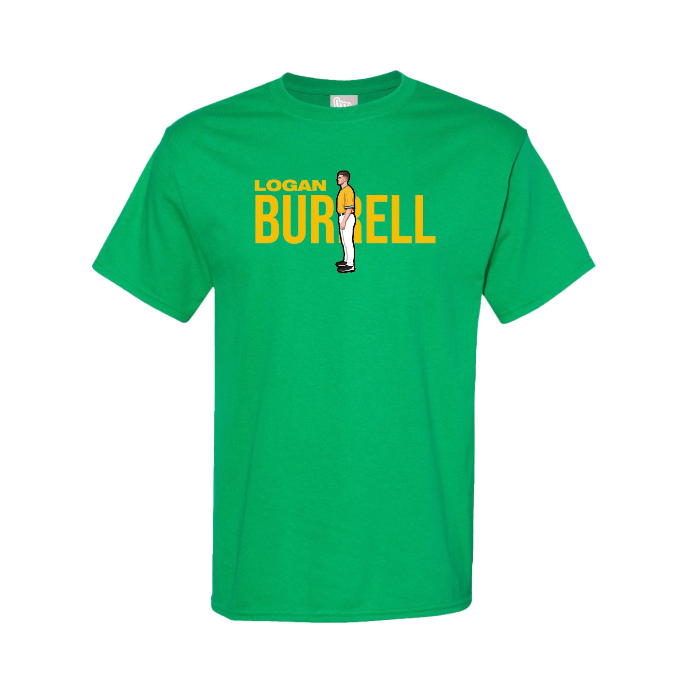 Youth Tee — Player Name in Green