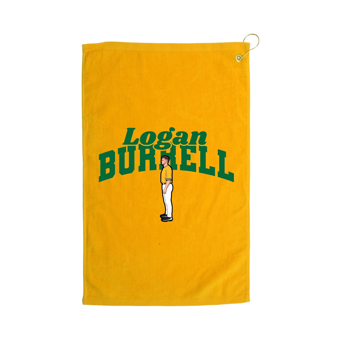 Golf Towel — Signature Arch in Gold