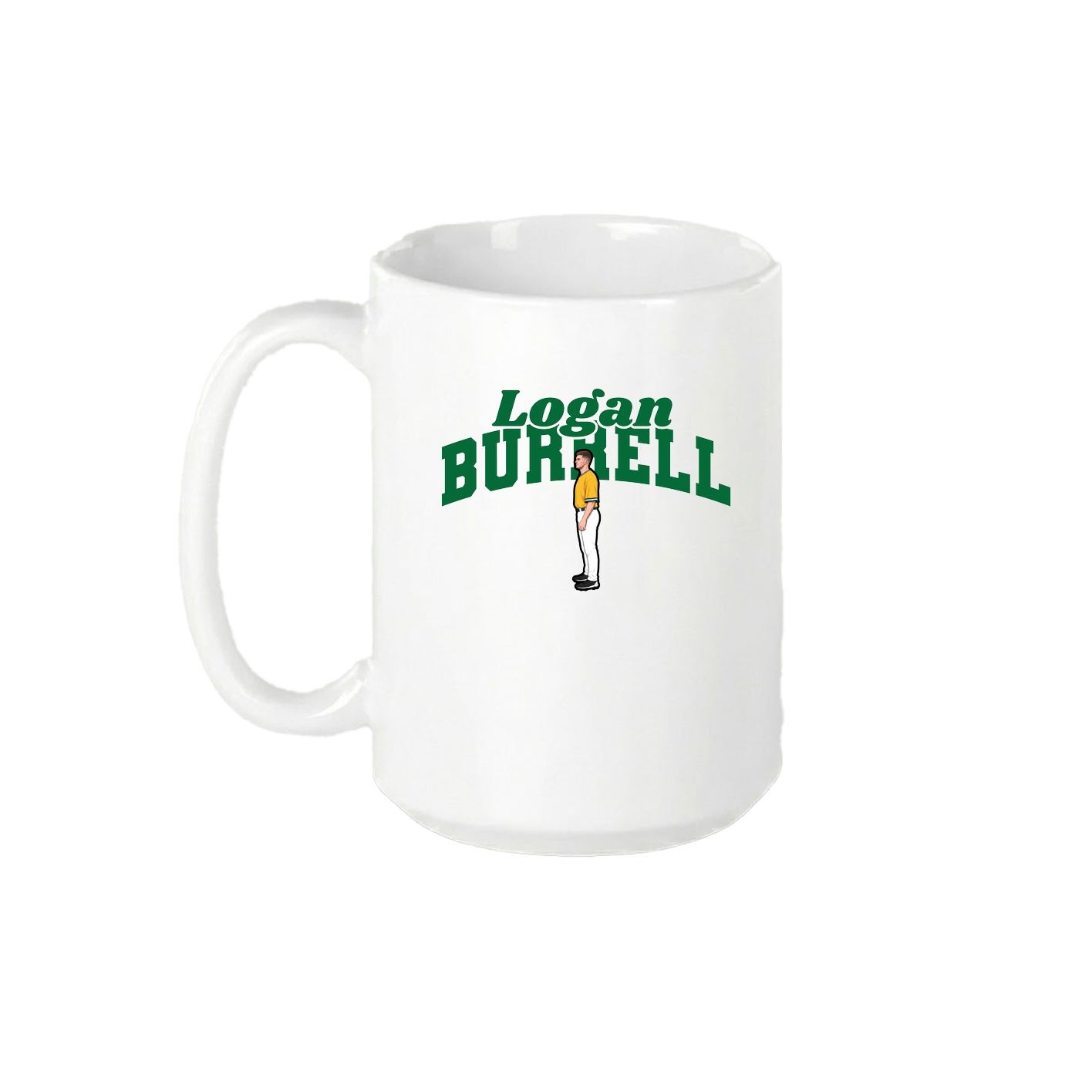 15oz Coffee Mug — Signature Arch in White