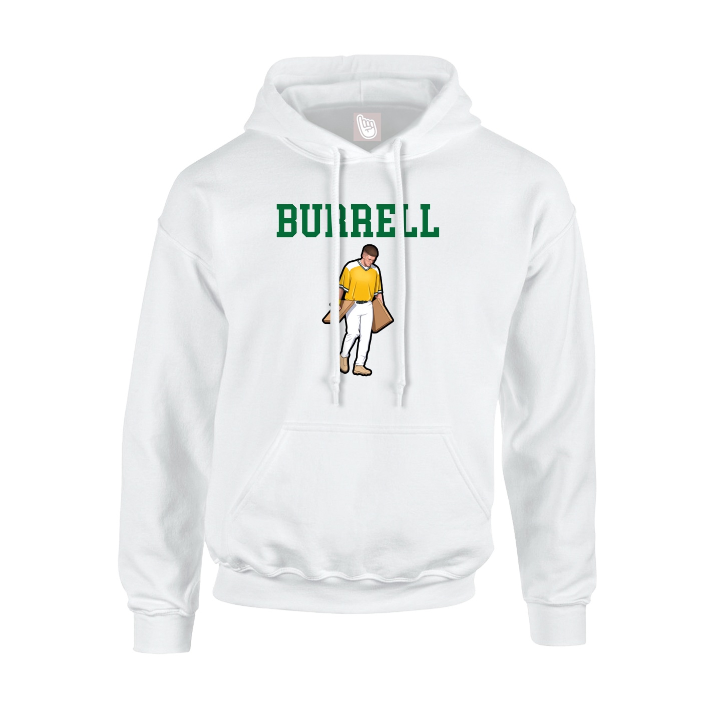 Hoodie — Shirsey in White