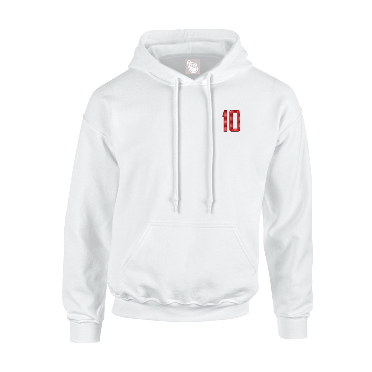 Youth Hoodie — Front Shirsy in White