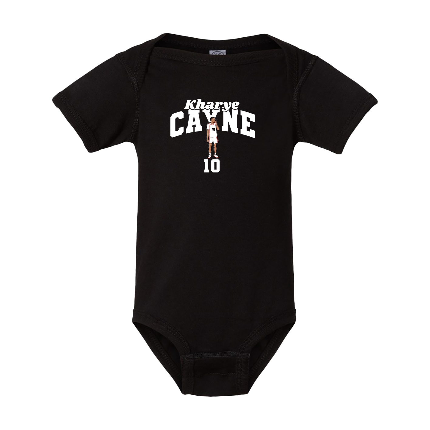 Baby Onesie — Signature Arch in Black