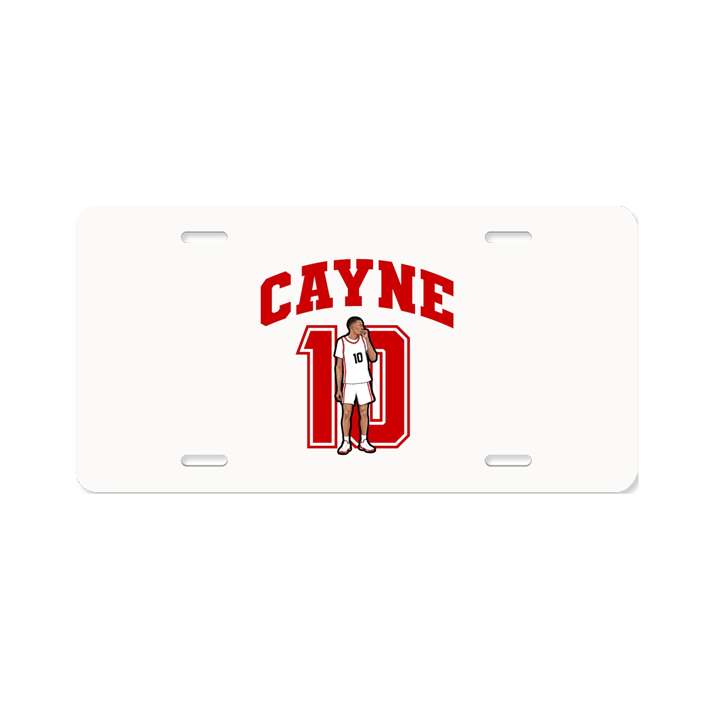 License Plate — Number in Classic