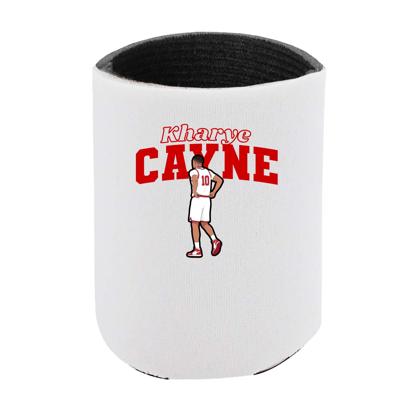 Can Holder — Name Arch in White