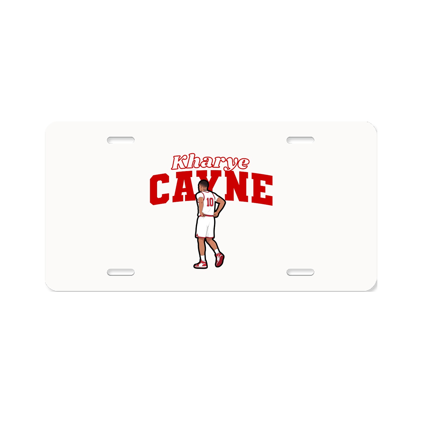 License Plate — Name Arch in Classic