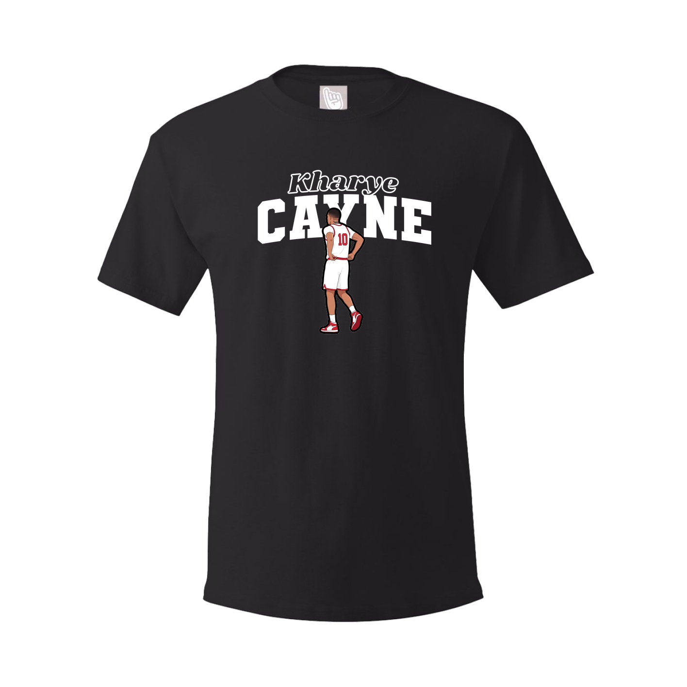 Youth Tee — Name Arch in Black