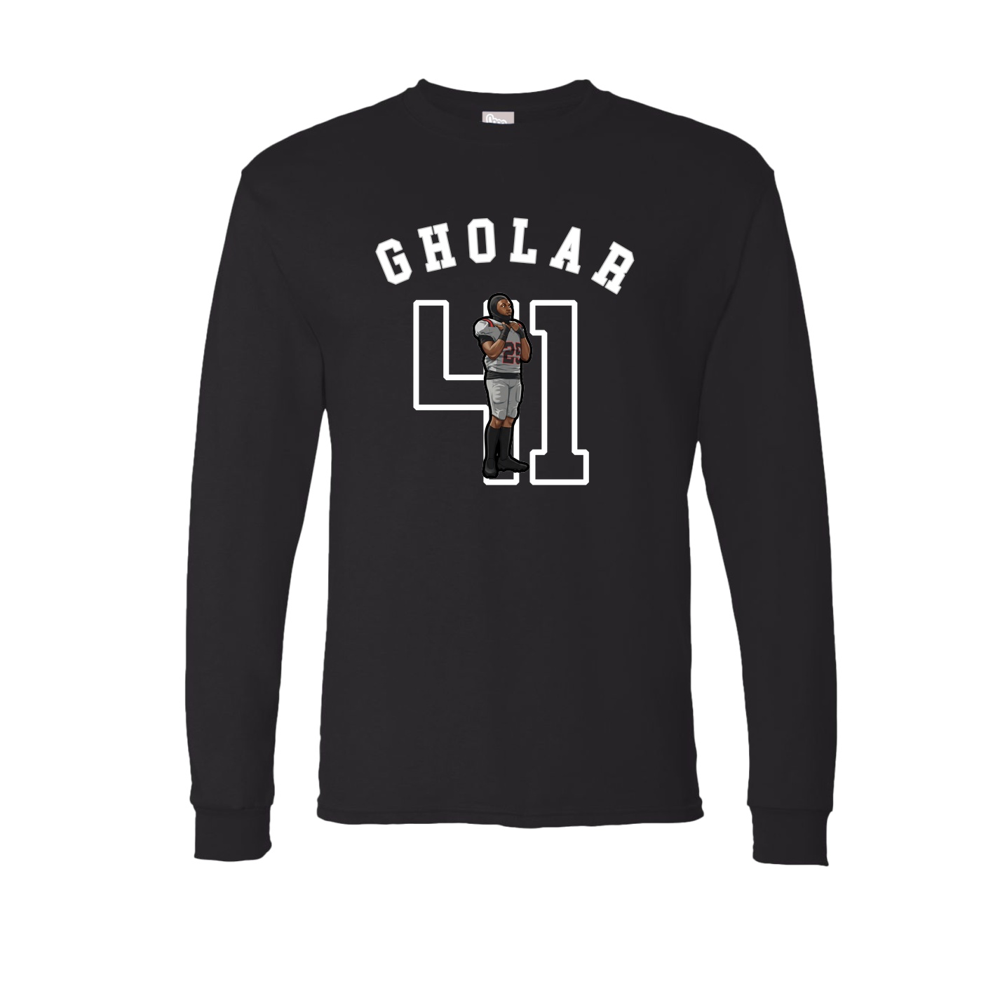 Long Sleeve Tee — Shirsey Arch in Black