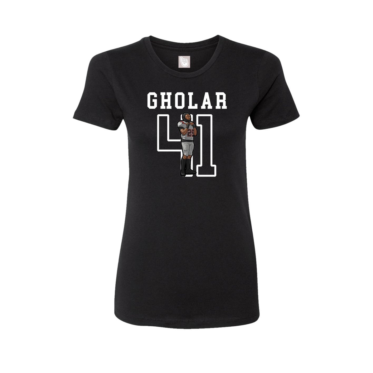 Fitted Women's Tee — Shirsey in Black