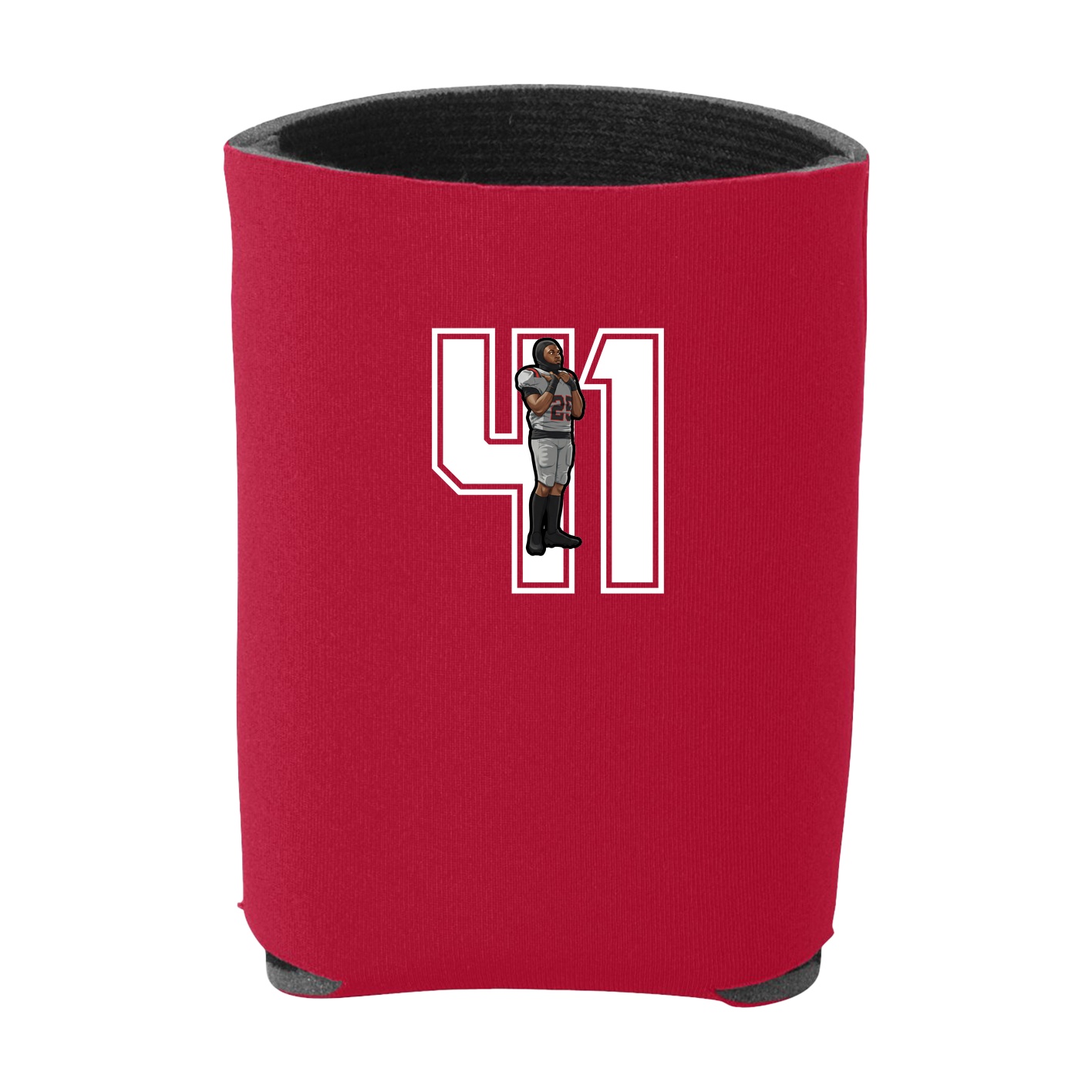 Can Holder — Number in Red