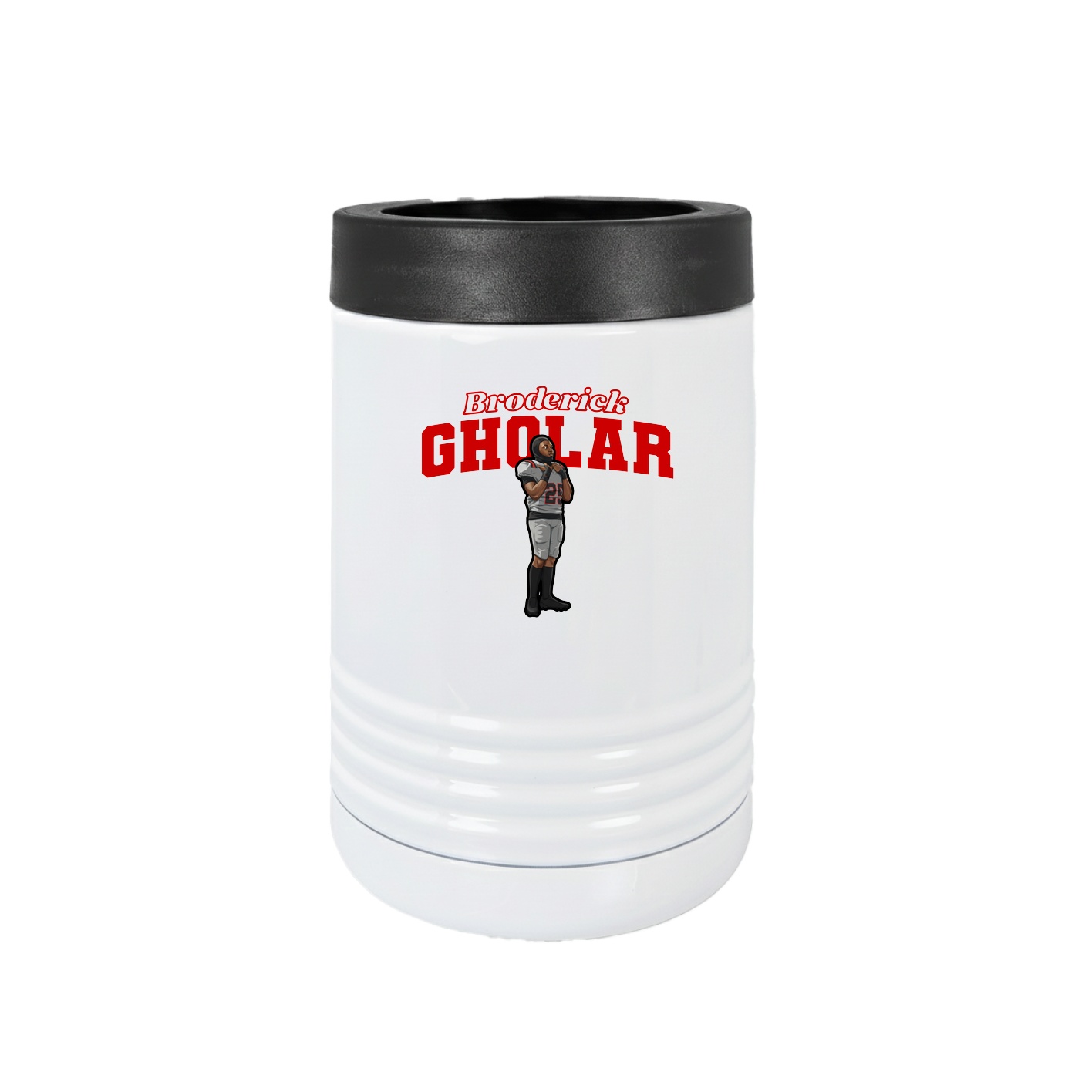 Beverage Holder — Name Arch in White