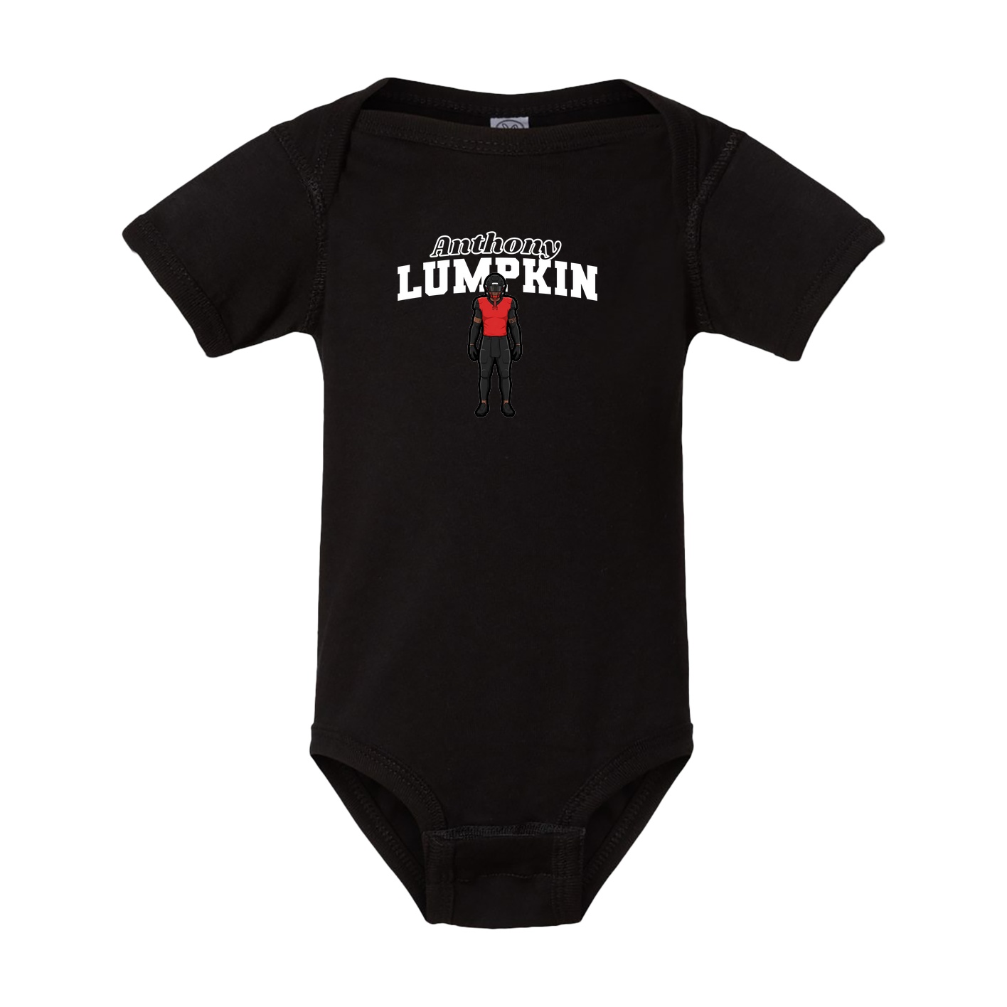 Baby Onesie — Name Arch in Black