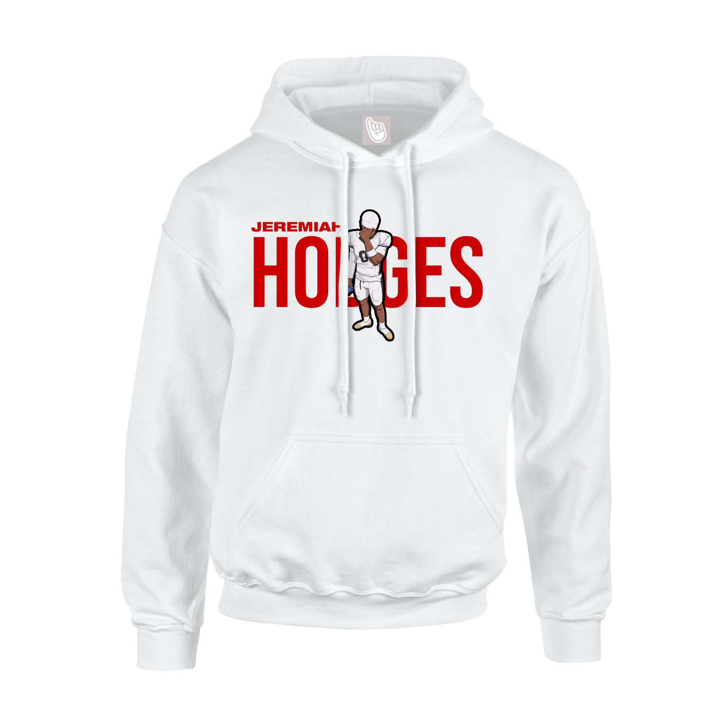 Youth Hoodie — Player Name in White