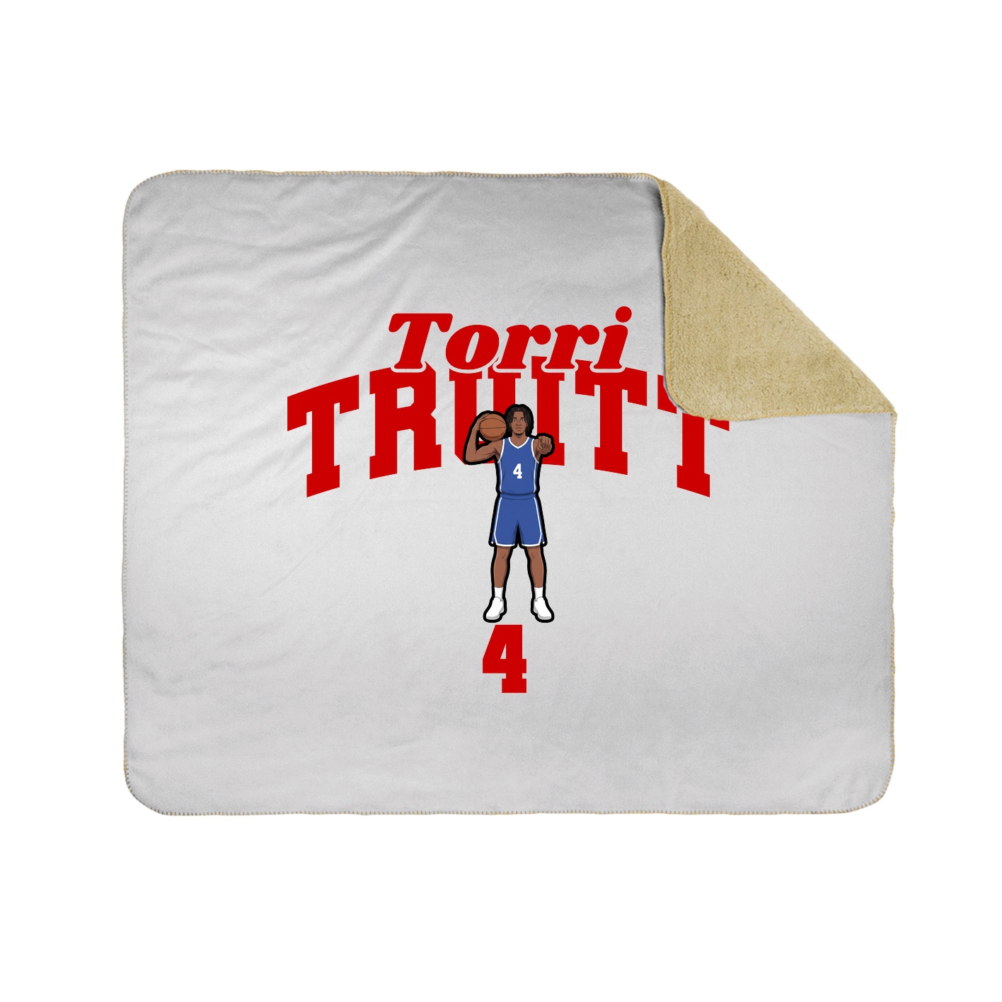 Throw Blanket — Signature Arch in White