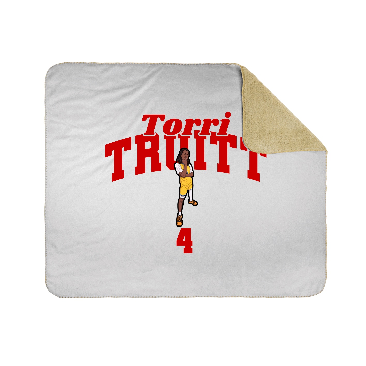 Throw Blanket — Signature Arch in White