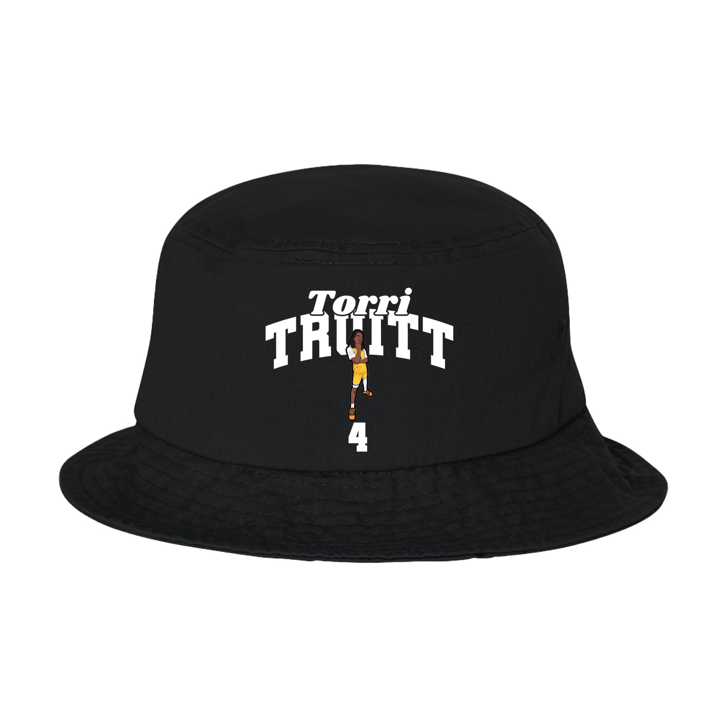 Bucket Cap — Signature Arch in Black