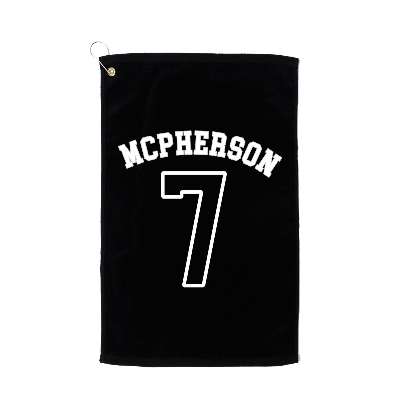 Golf Towel — Shirsey Arch in Black