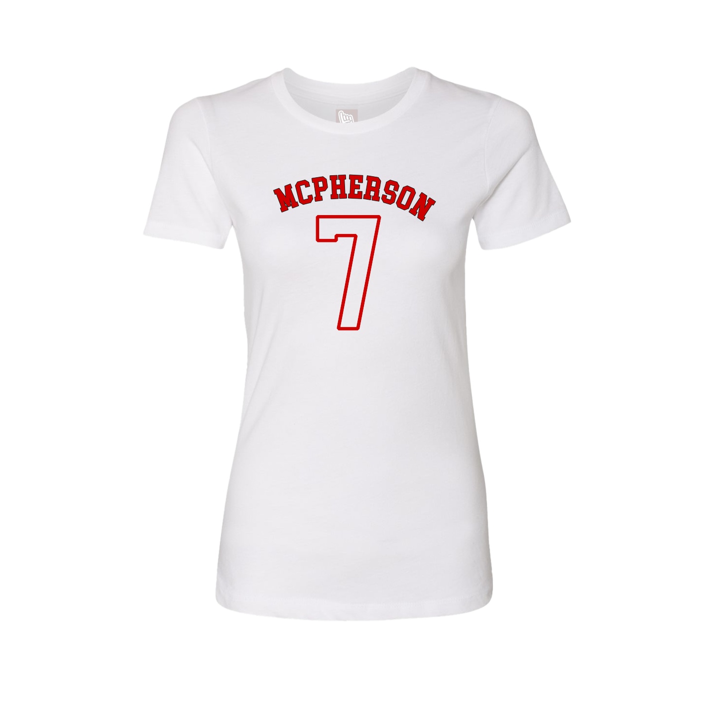 Womens Tee — Shirsey Arch in White
