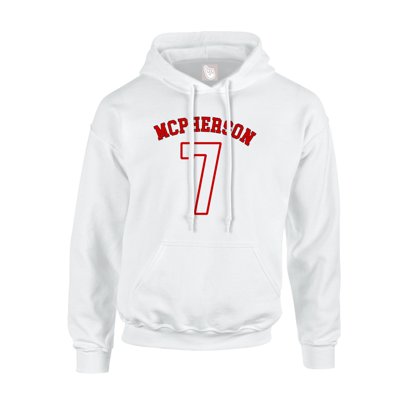 Hoodie — Shirsey Arch in White
