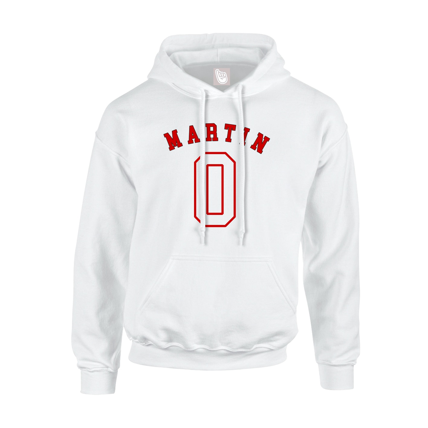 Hoodie — Shirsey Arch in White