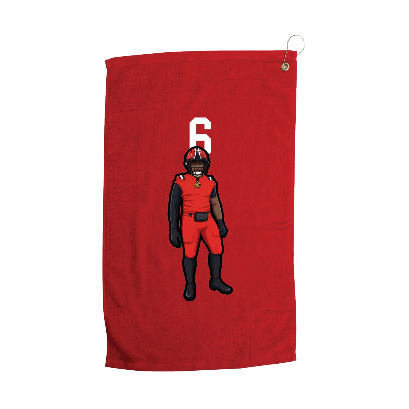 Golf Towel — Classic in Red