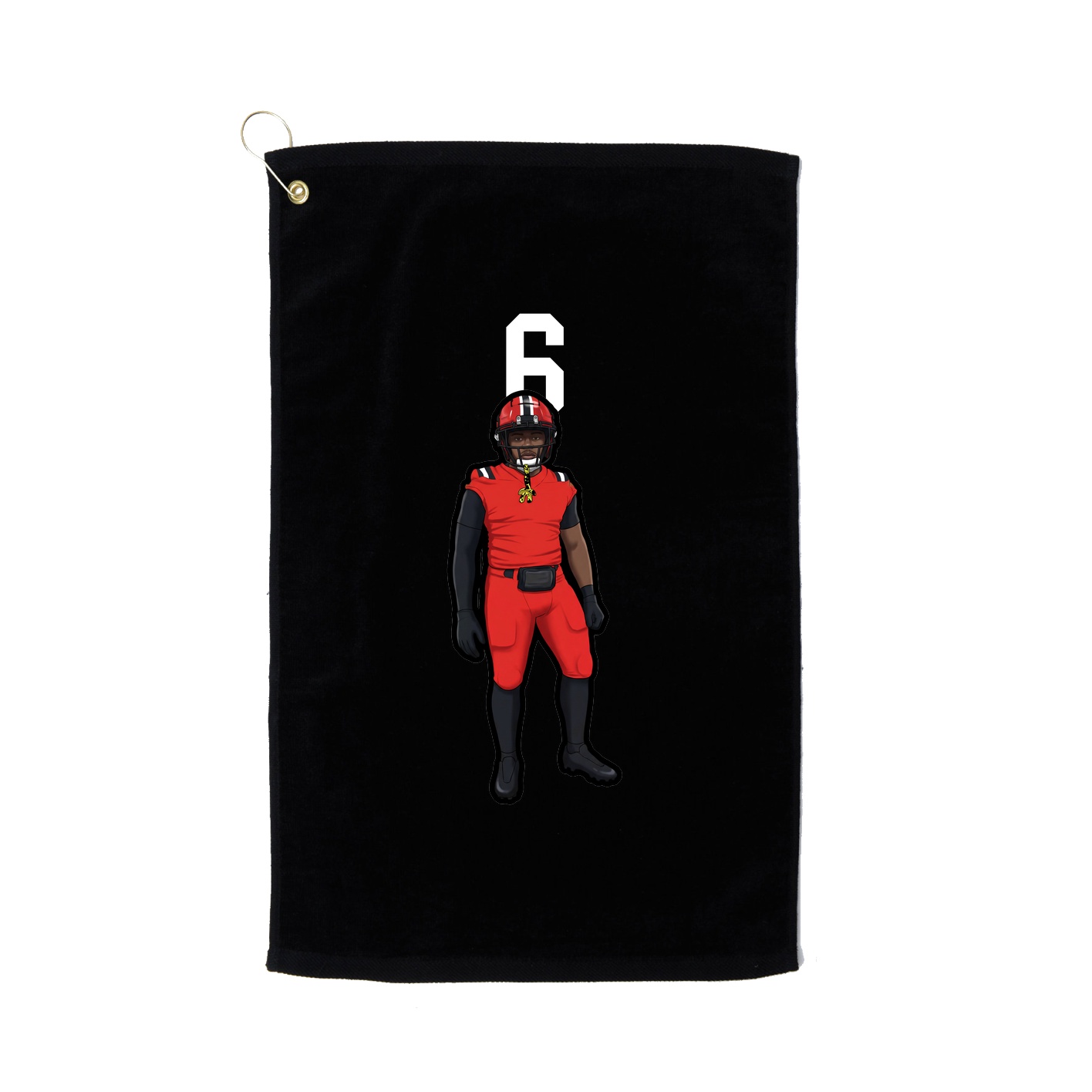 Golf Towel — Classic in Black