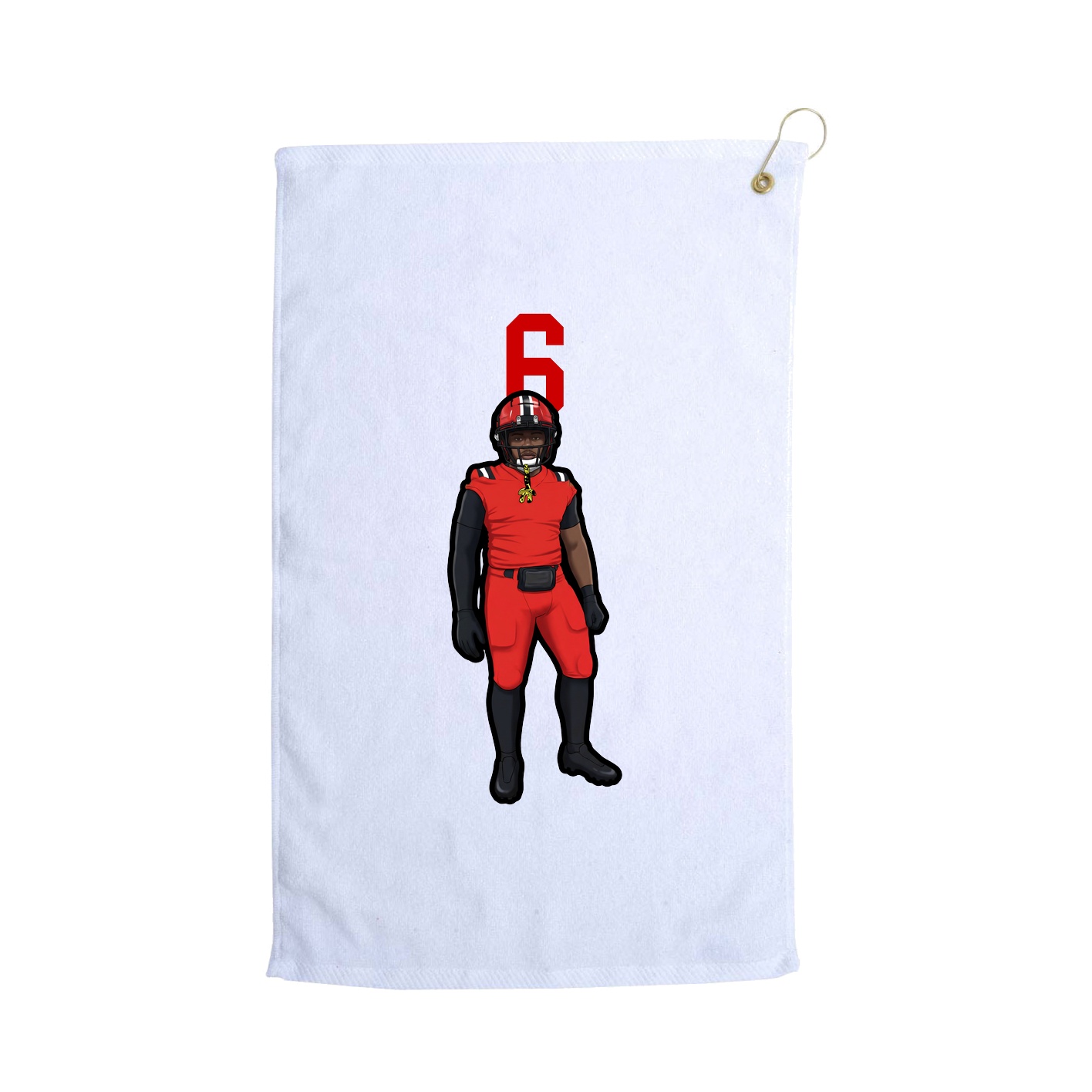 Golf Towel — Classic in White
