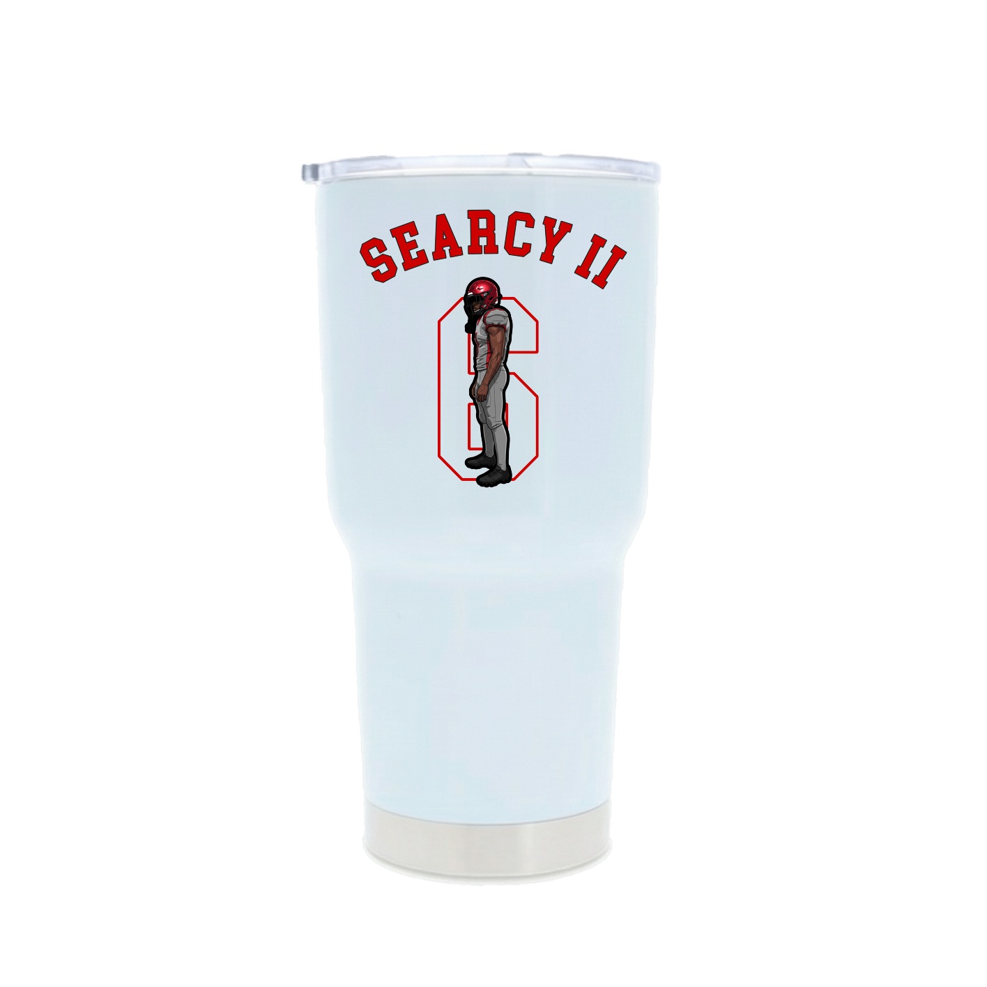 30oz Stainless Steel Tumbler — Classic in White