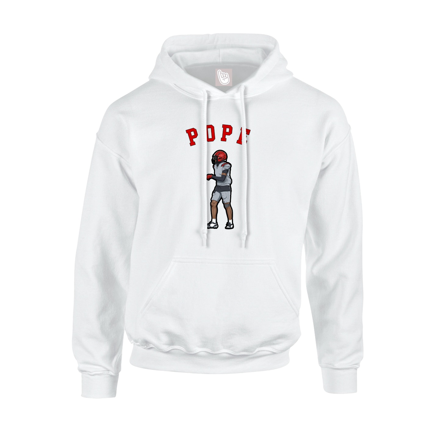 Youth Hoodie — Shirsey Arch in White
