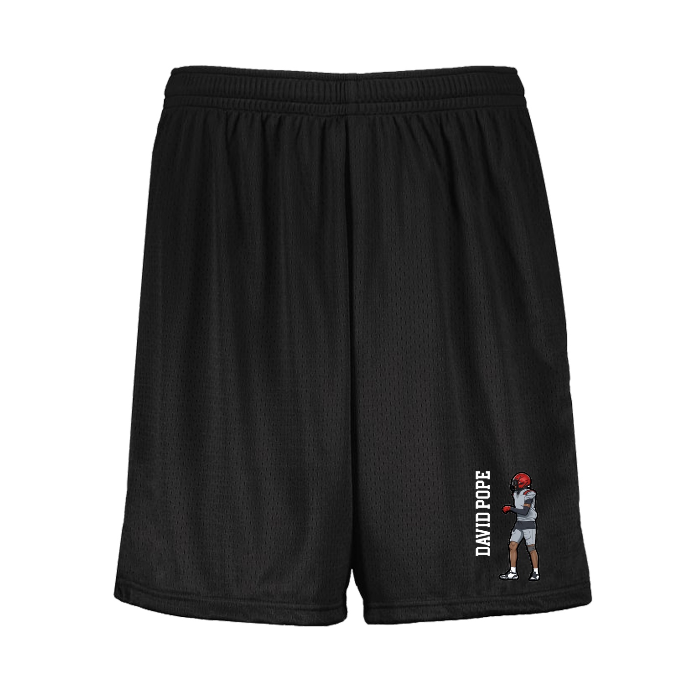 Shorts — Name Vertical in Black