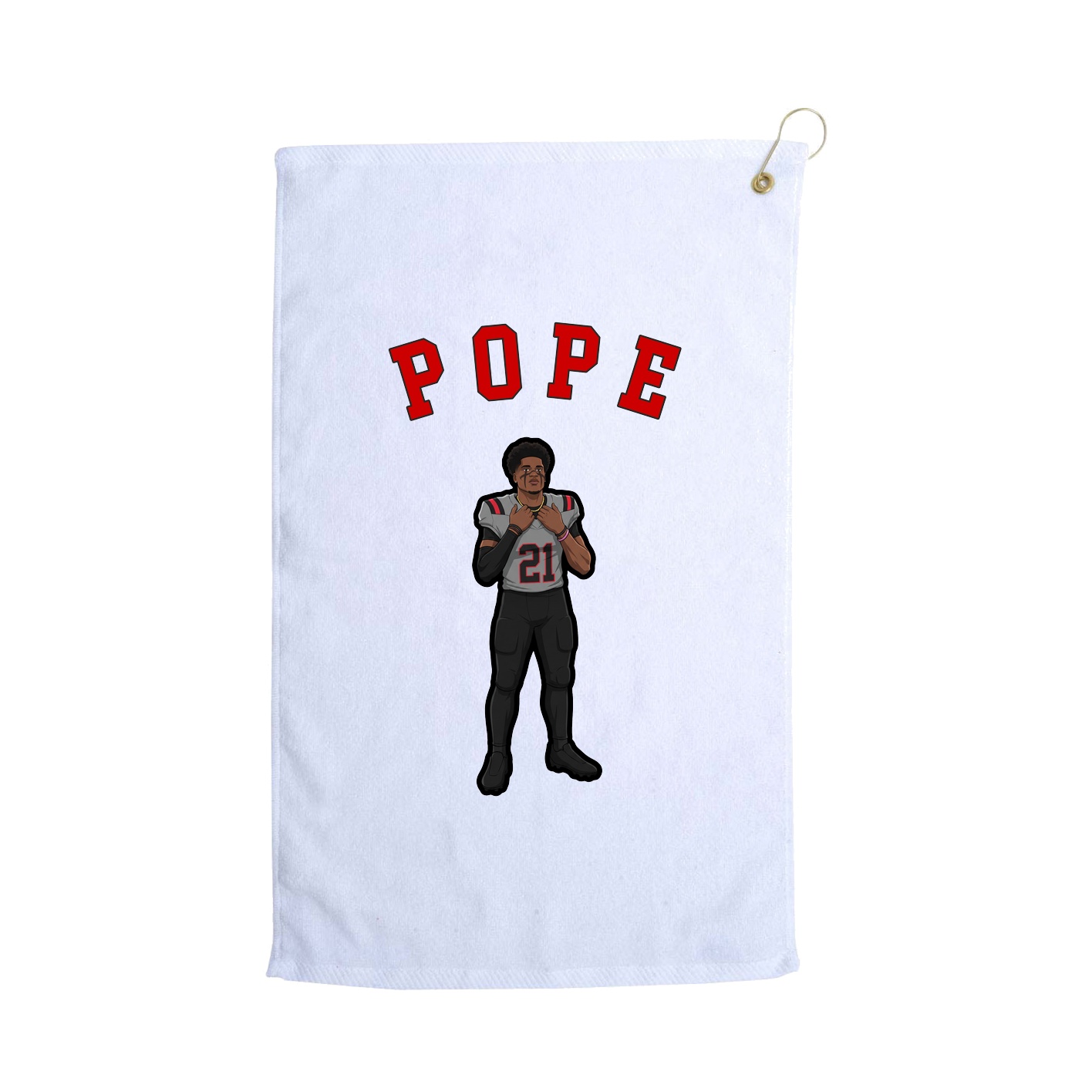 Golf Towel — Shirsey Arch in White