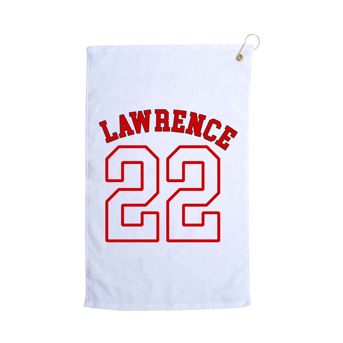 Golf Towel — Shirsey Arch in White
