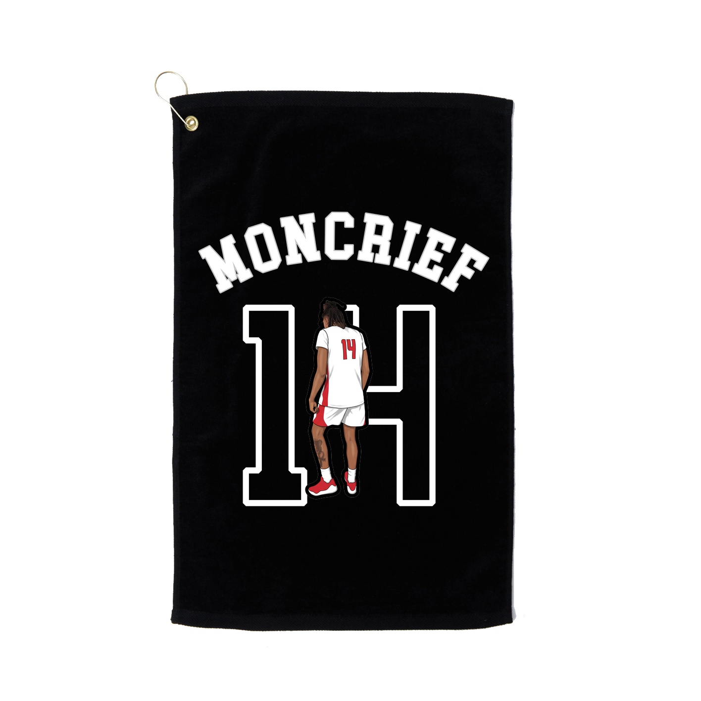 Golf Towel — Shirsey Arch in Black
