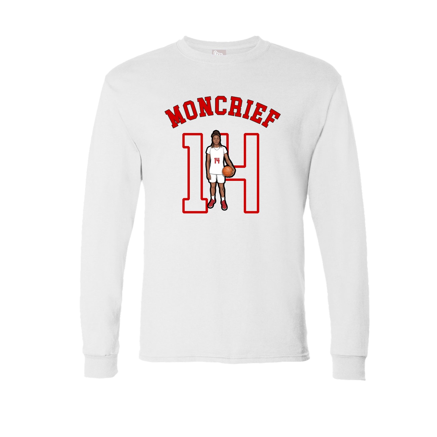 Long Sleeve Tee — Shirsey Arch in White