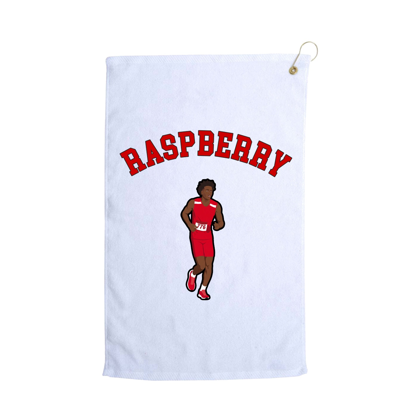Golf Towel — Shirsey Arch in White