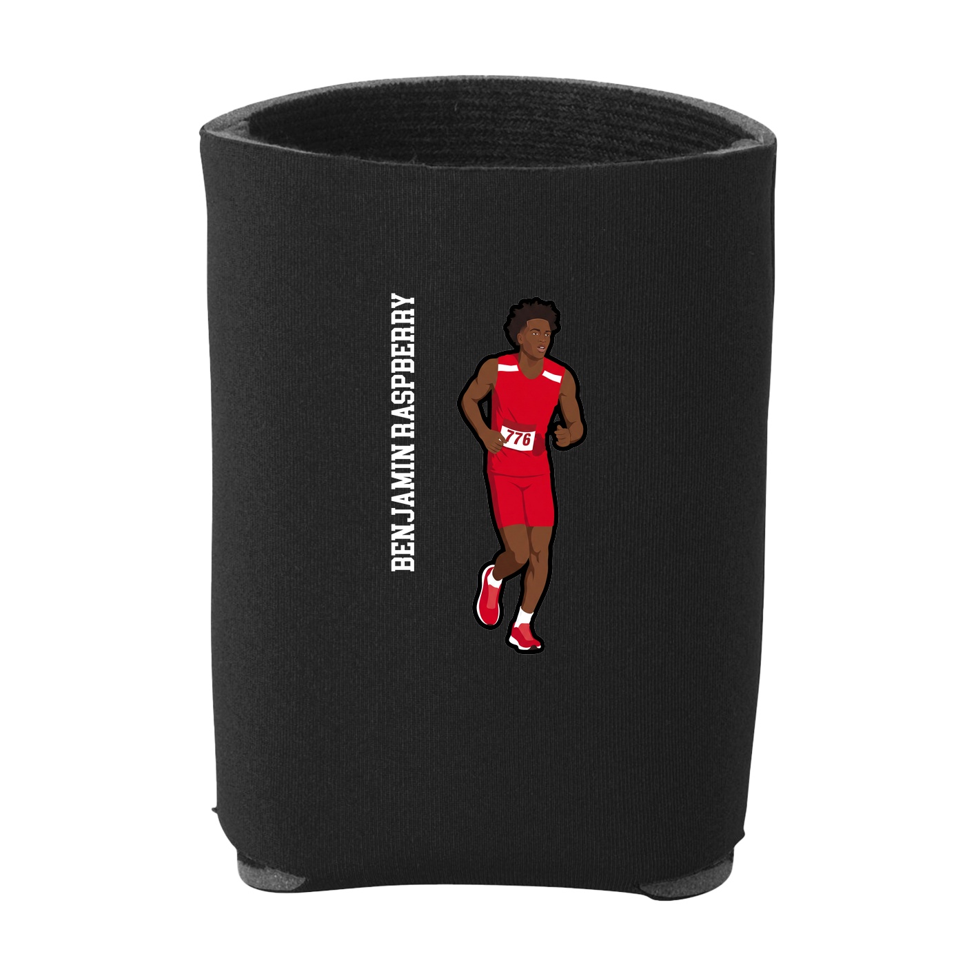 Can Holder — Name Vertical in Black