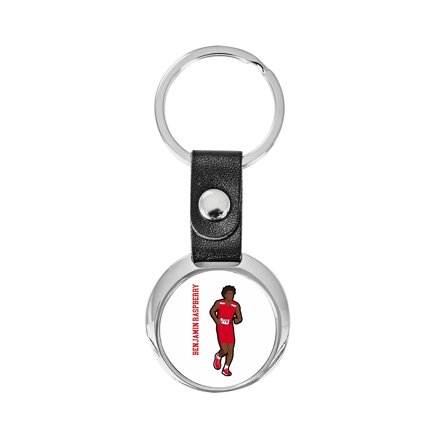 Key Chain — Name Vertical in Classic