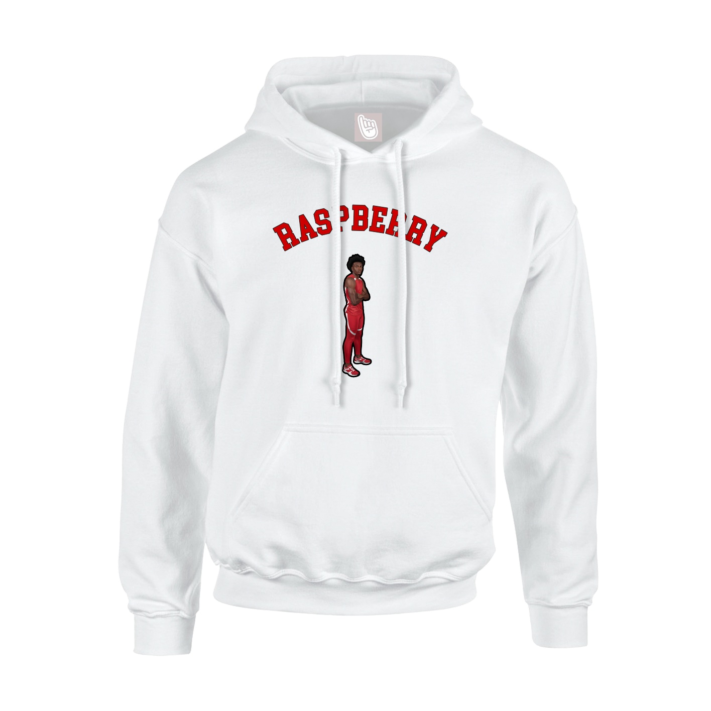 Youth Hoodie — Shirsey Arch in White